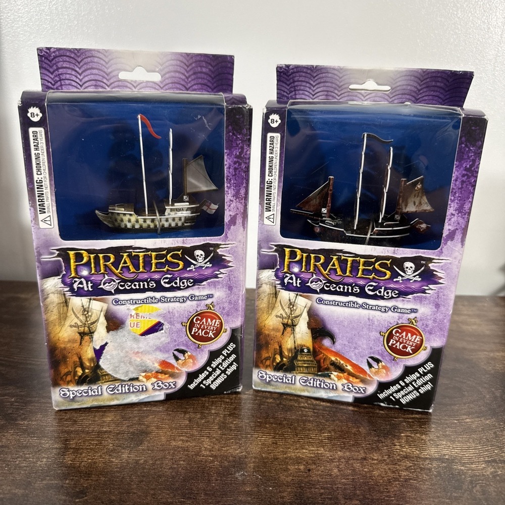 Wizkids Pirates at Ocean's Edge CSG Strategy Game, Special Edition Box Lot (2x)